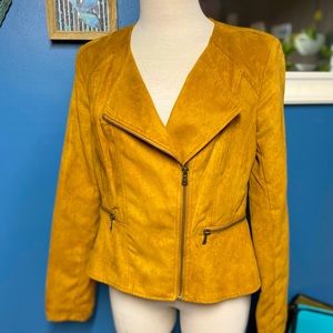 Maison Jules Faux Suede Jacket